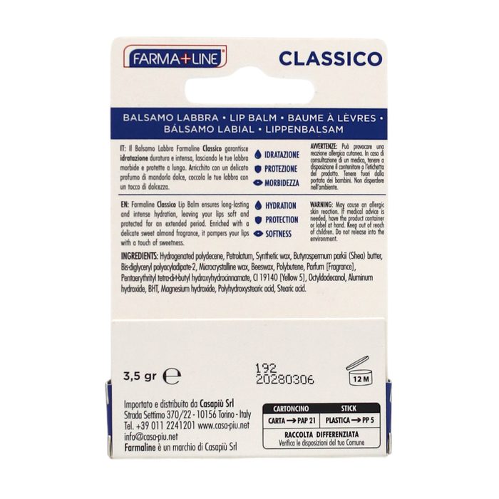 Бальзам для губ Farma Line Classico 4,8 г
